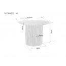 Стол обеденный SIGNAL SOCRATES дуб артизан 100